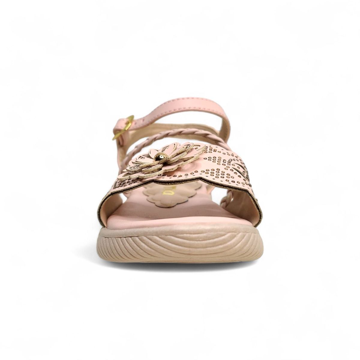 GENERICO - Sandalias casuales Nude con hebilla para niña