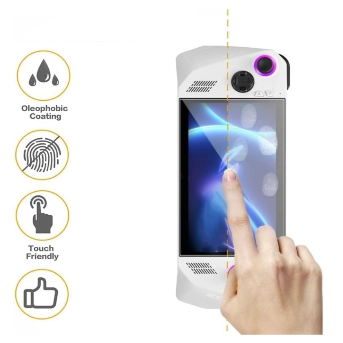 SMART - MICA DE VIDRIO TEMPLADO ROG ALLY