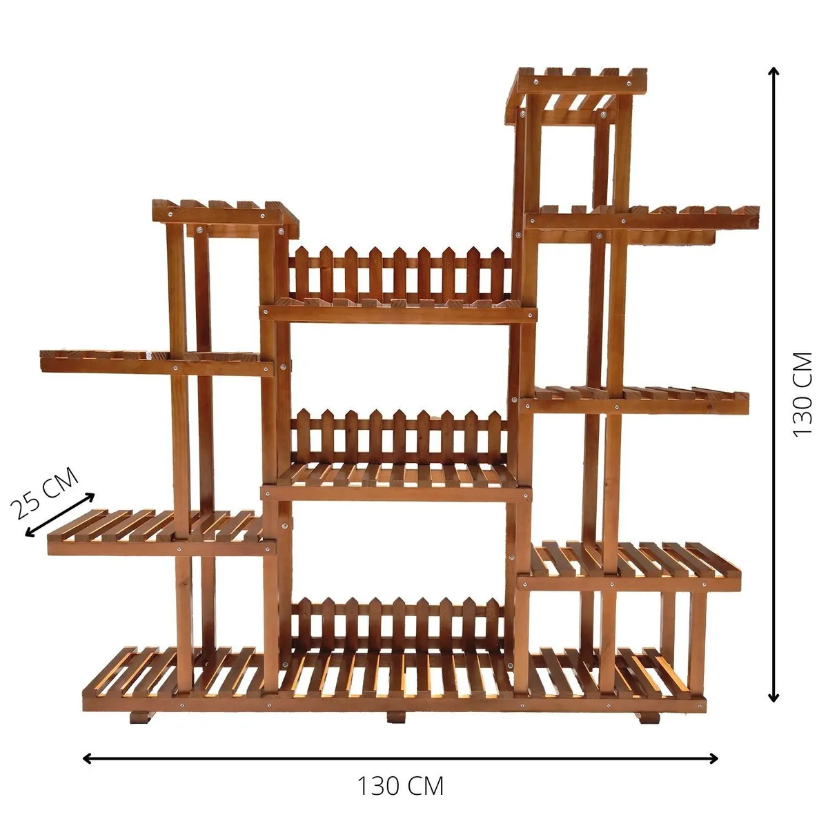 GENERICO - ESTANTE DE MACETAS DE MADERA