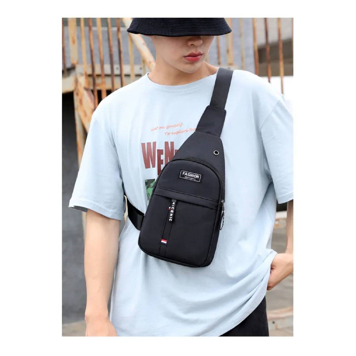 INSPIRA MARKET - Mochila Morral Bandolera Riñonera Cruzado Juvenil Antirrobo