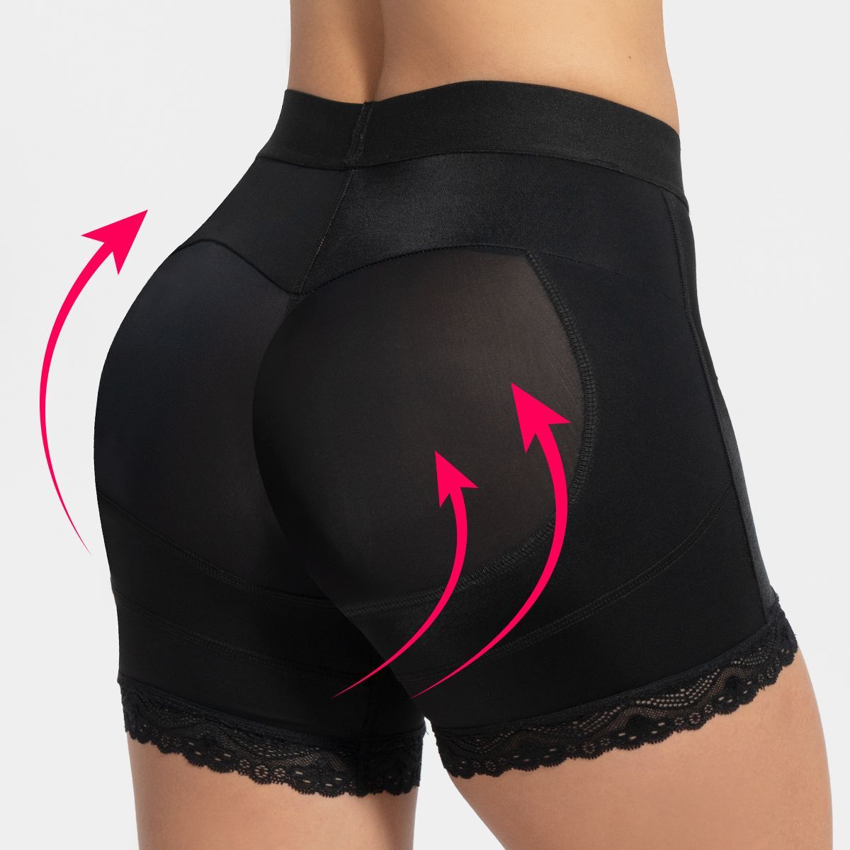 GENERICO - Short levanta cola glúteos negro