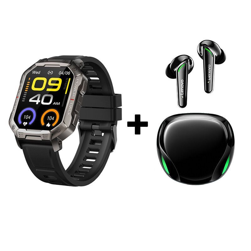 LENOVO - Audífonos Bluetooth Lenovo XT92 y Reloj Inteligente Smart Watch NX3