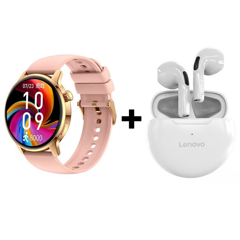 LENOVO - Audífonos Bluetooth Lenovo HT38 y Reloj Inteligente Smart Watch S46
