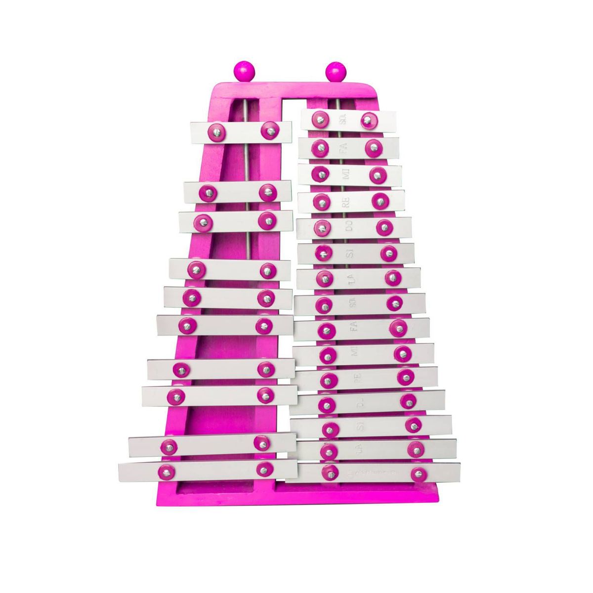 GENERICO - Xilófono Cromático de 25 notas Rosado