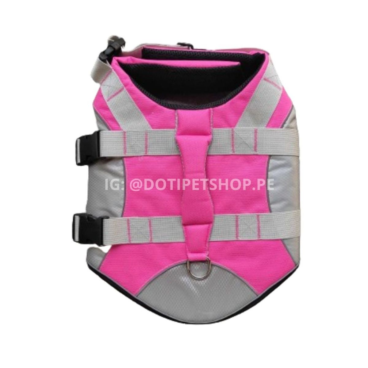 GENERICO - Flotador Chaleco Salvavidas para mascotas Fucsia - XL