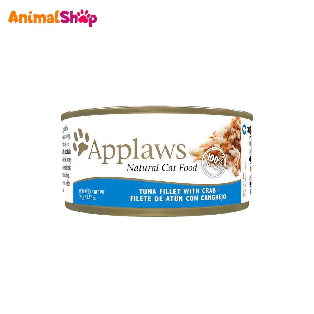 GENERICO - Applaws Filete De Atún Con Cangrejo - Alimento  Gato 70Gr.