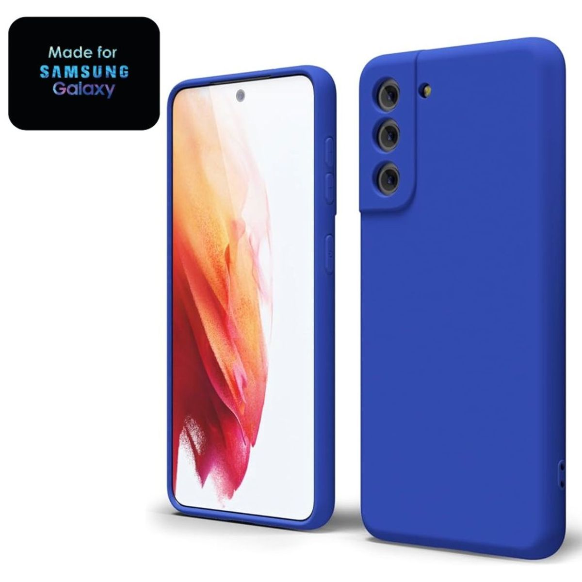 GENERICO - Silicone Case Samsung S21 Plus Con Marca