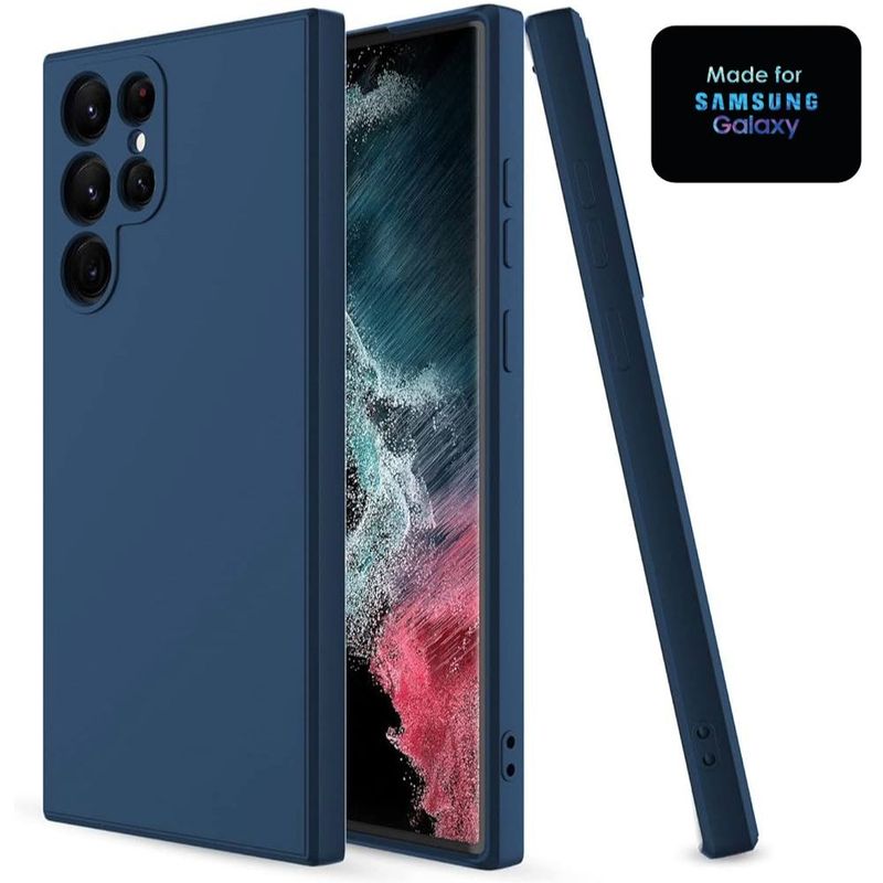 GENERICO - Silicone Case Samsung S21 Ultra Con Marca