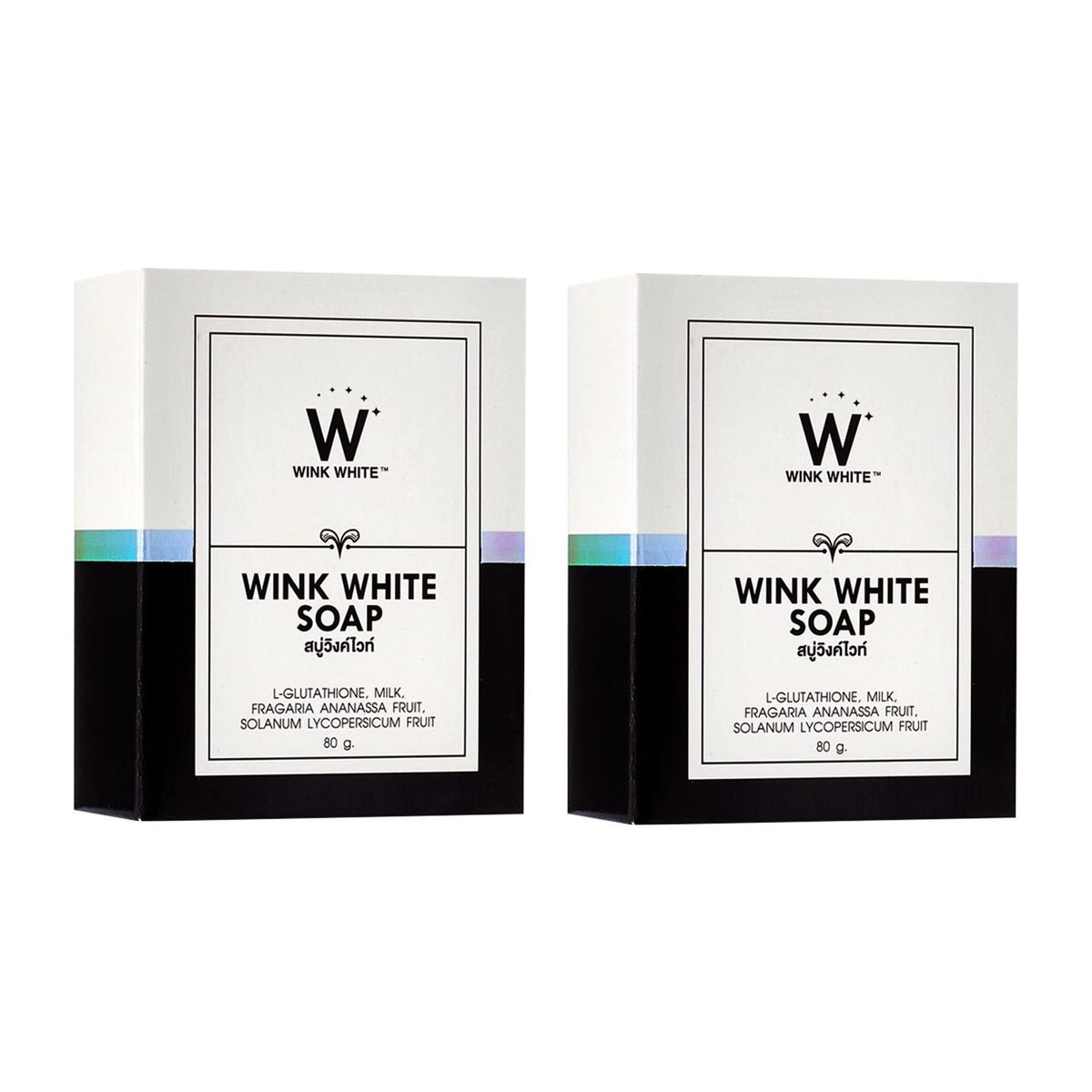 WINK WHITE - 2 Jabones Blanqueador Wink White Soap