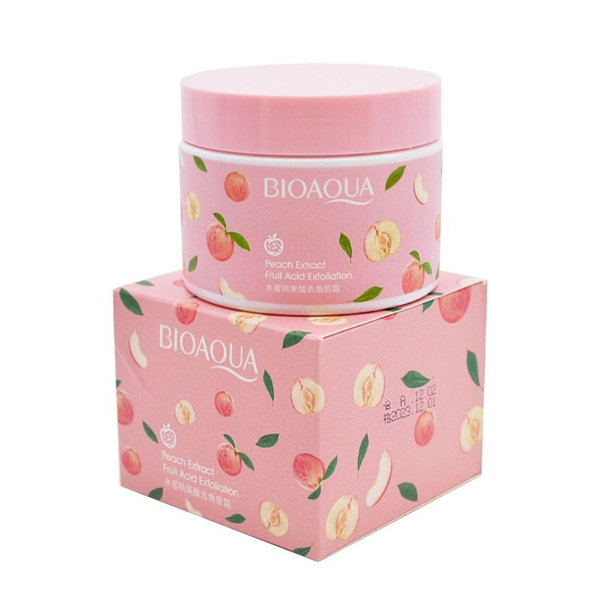 BIOAQUA - Gel Exfoliante Facial con Acido Hialuronico de Durazno - Bioaqua_.