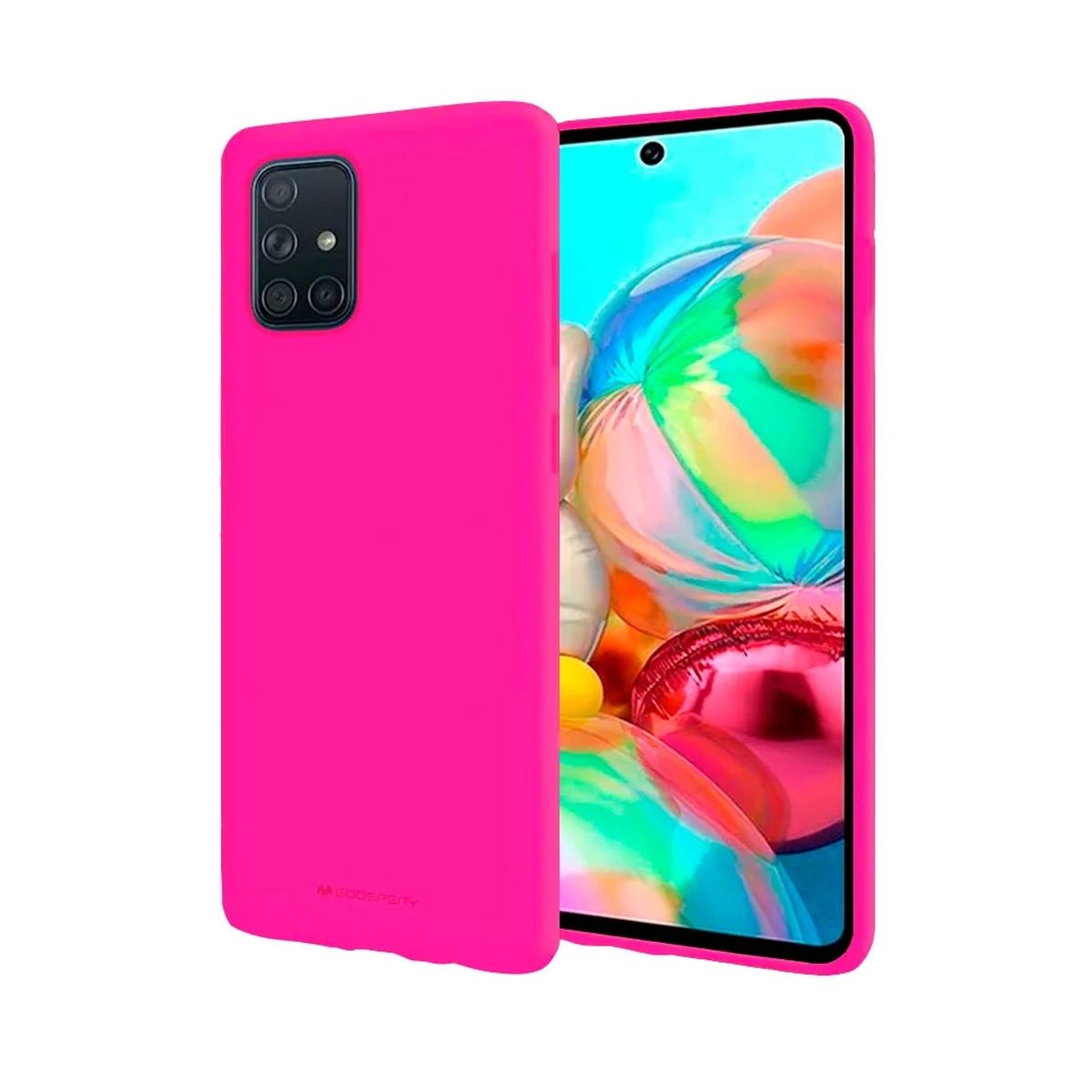 GENERICO - Funda Case para Samsung A52 Soft Feeling Antishock Fucsia