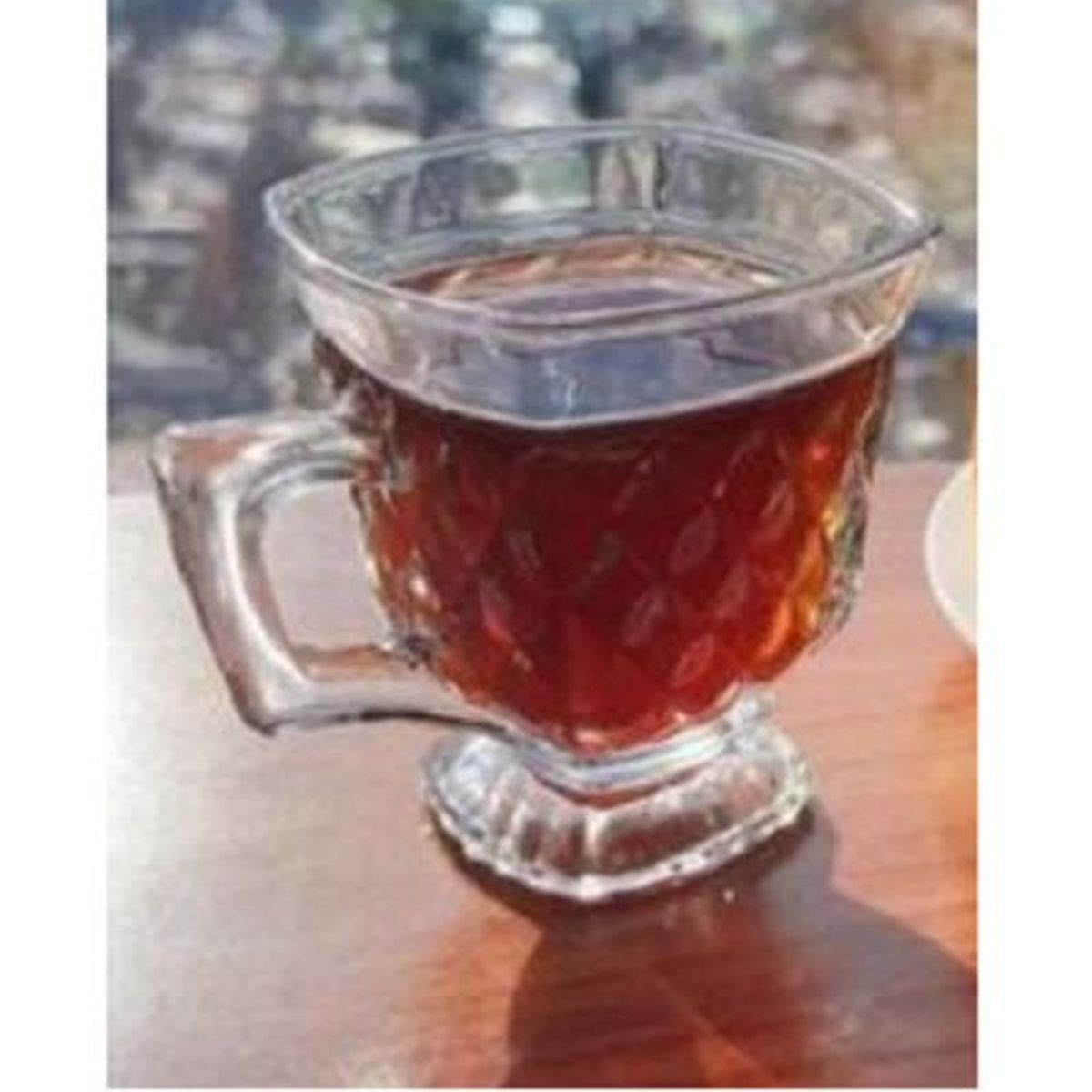 GENERICO - Juego de 6 tazas de vidrio para té café