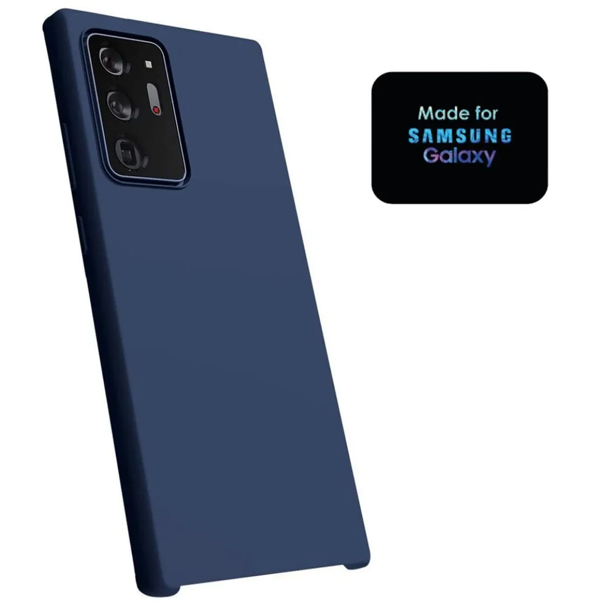 GENERICO - Silicone Case Samsung Note 20 Ultra Con Marca