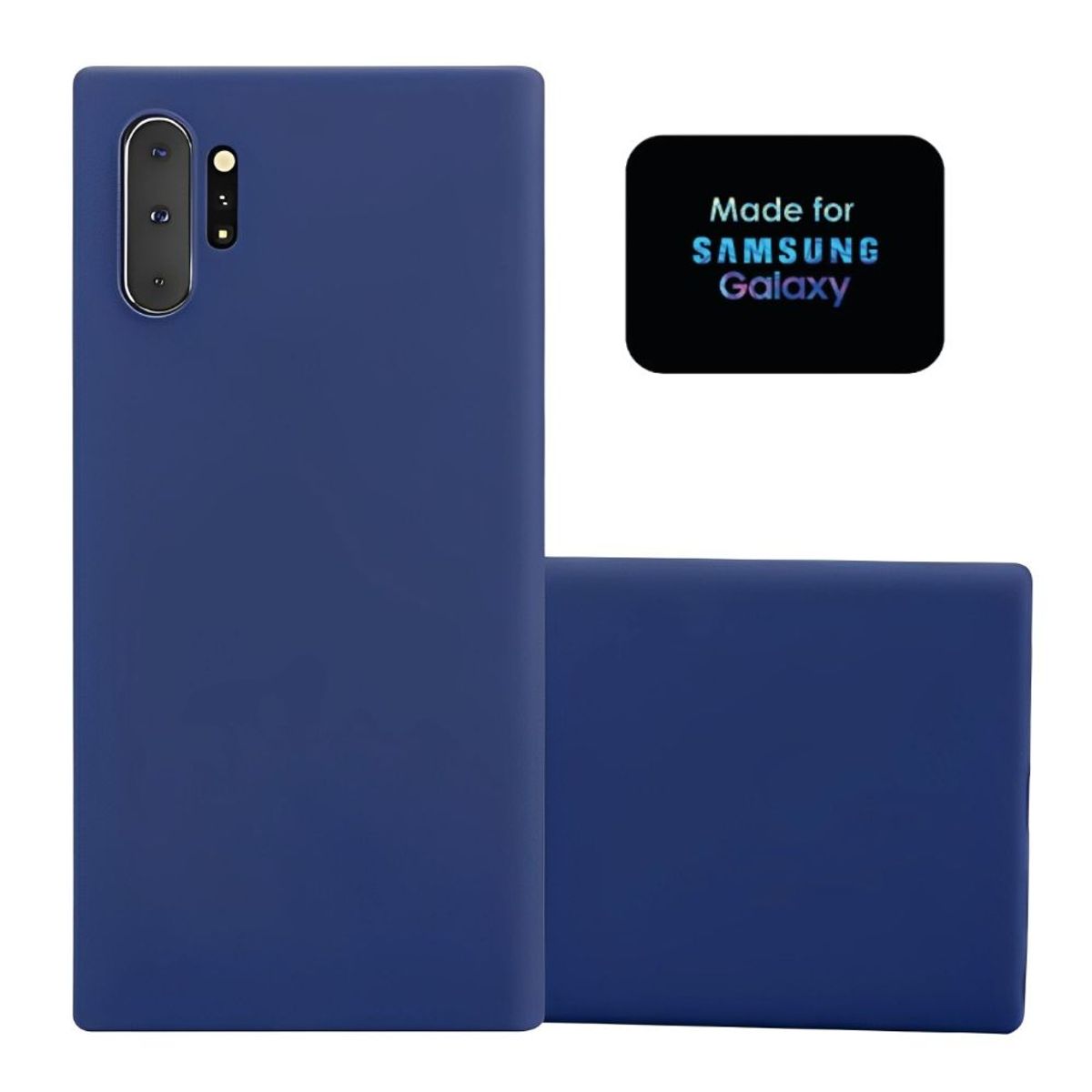 GENERICO - Silicone Case Samsung Note 10 Plus Con Marca
