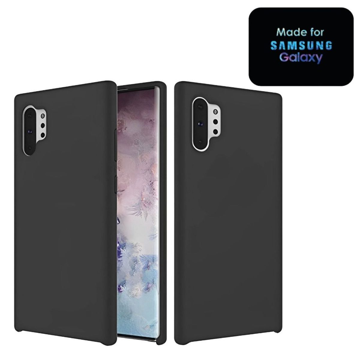 GENERICO - Silicone Case Samsung Note 10 Plus Con Marca