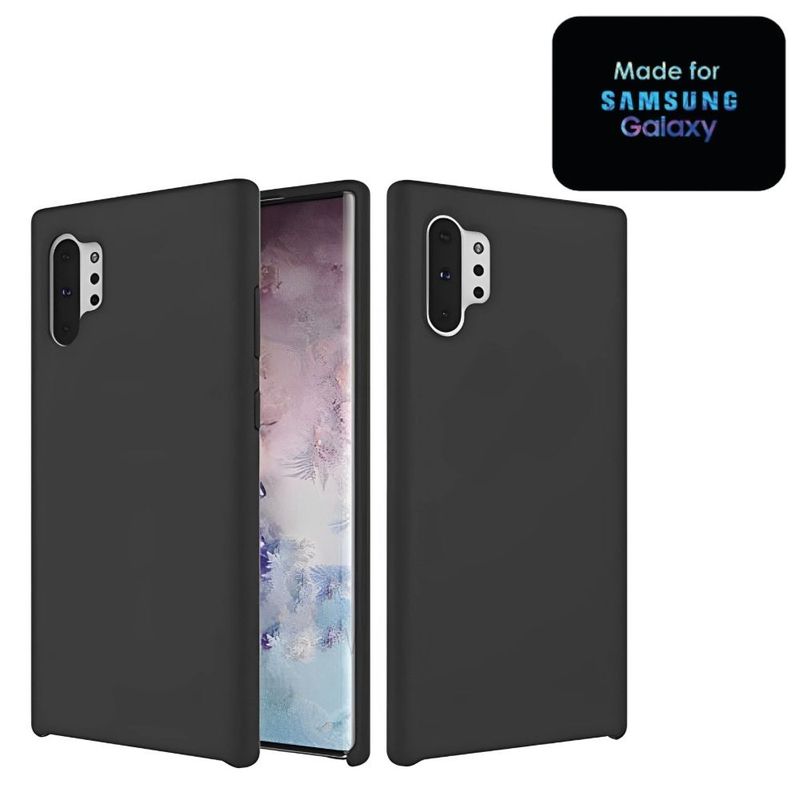 GENERICO - Silicone Case Samsung Note 10 Plus Con Marca