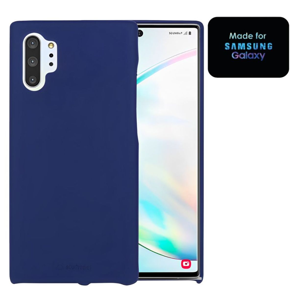 GENERICO - Silicone Case Samsung Note 10 Plus Con Marca