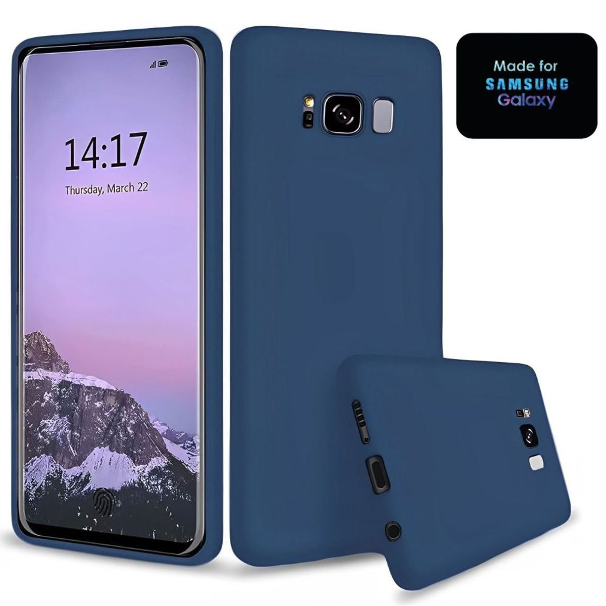 GENERICO - Silicone Case Samsung S8 Con Marca