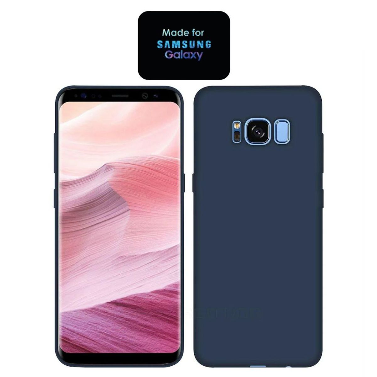 GENERICO - Silicone Case Samsung S8 Con Marca