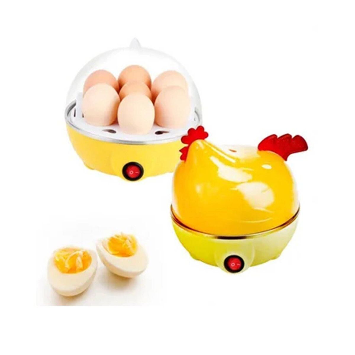 GENERICO - Hervidor de Huevos Duros al Vapor Eléctrico 7h