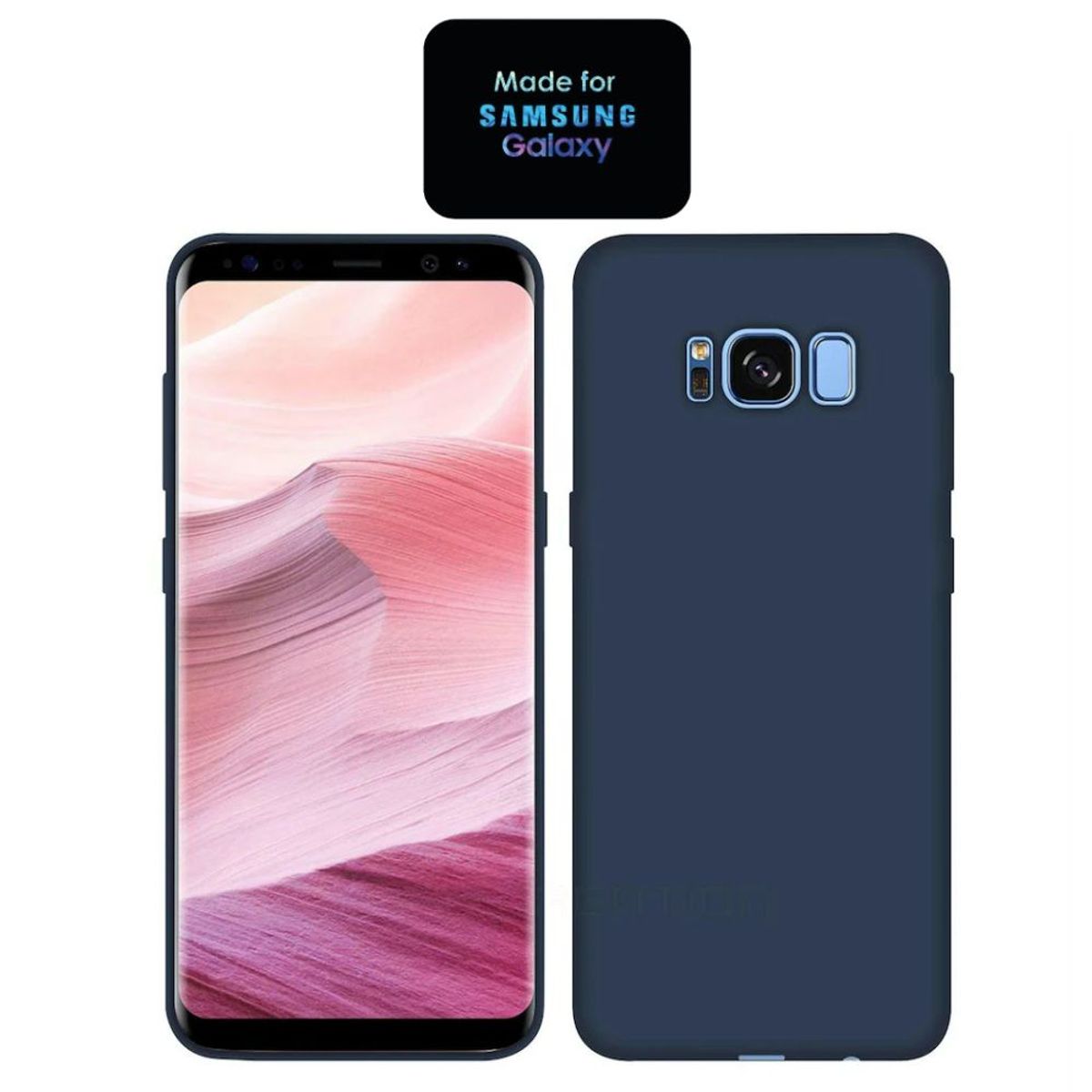 GENERICO - Silicone Case Samsung S8 Plus Con Marca