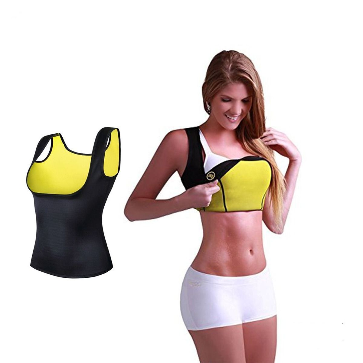 OEM - Cami Hot Chaleco Termo Reductor Sauna de Neopreno para Dama