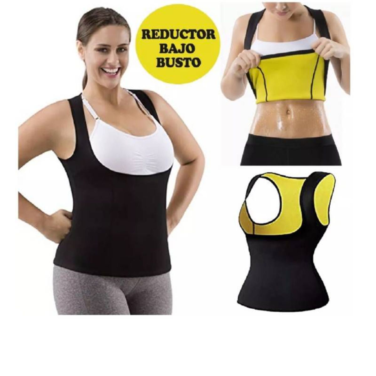 OEM - Cami Hot Chaleco Termo Reductor Sauna de Neopreno para Dama