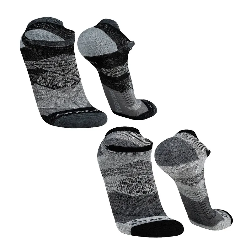 SILVERA NANOTECH - 2 Pack Medias mujer hombre tobilleras running ciclismo gym tenis padel