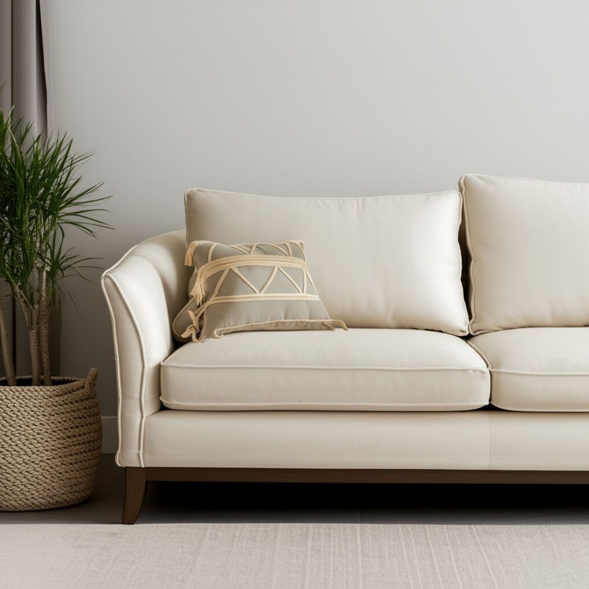 GENERICO - Funda Rectangular Plomo Plata Boho Diseño Geometrico 35x55 Cm