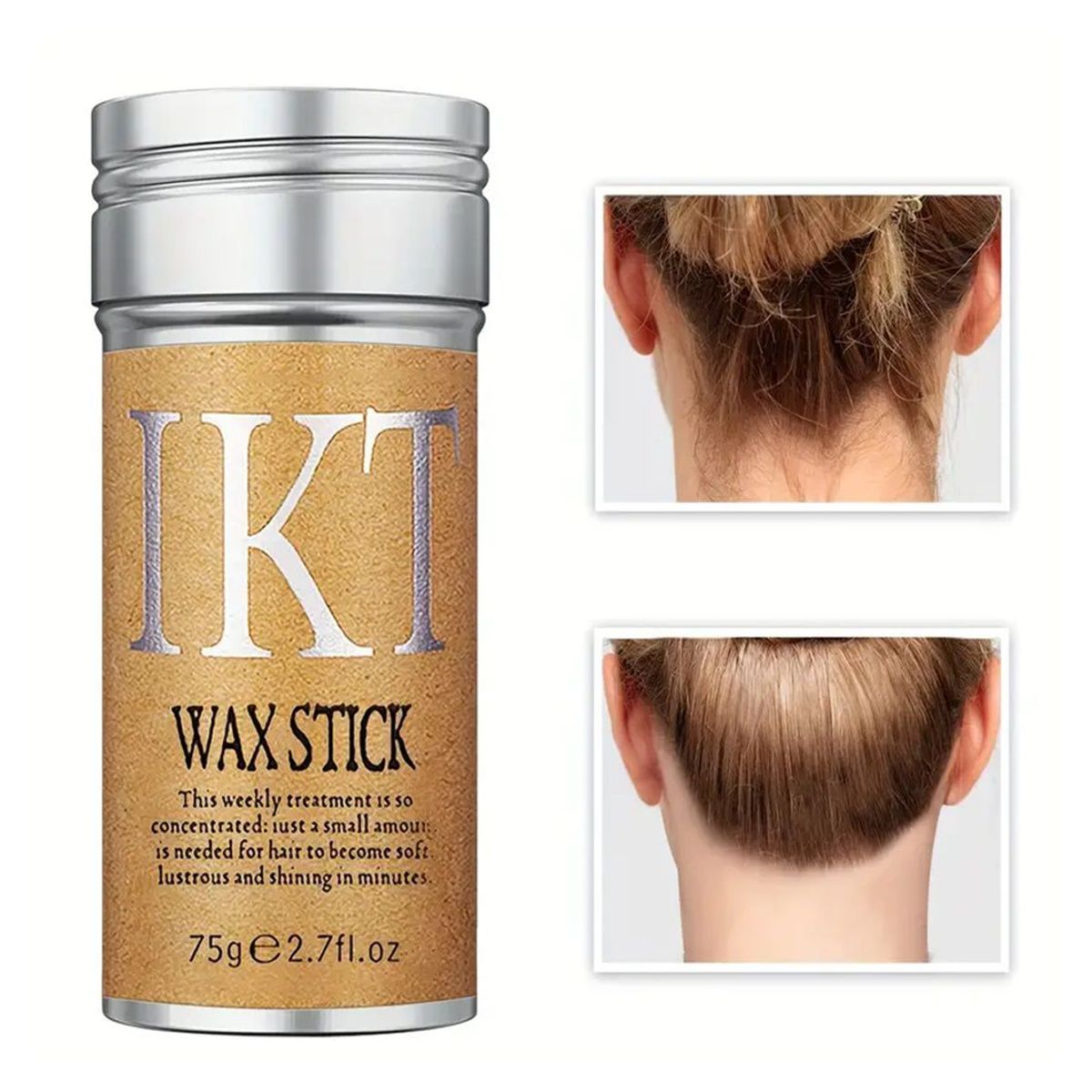 GENERICO - Barra de Cera Peinado Control de Cabello Unisex Sin Frizz Baby Hairs