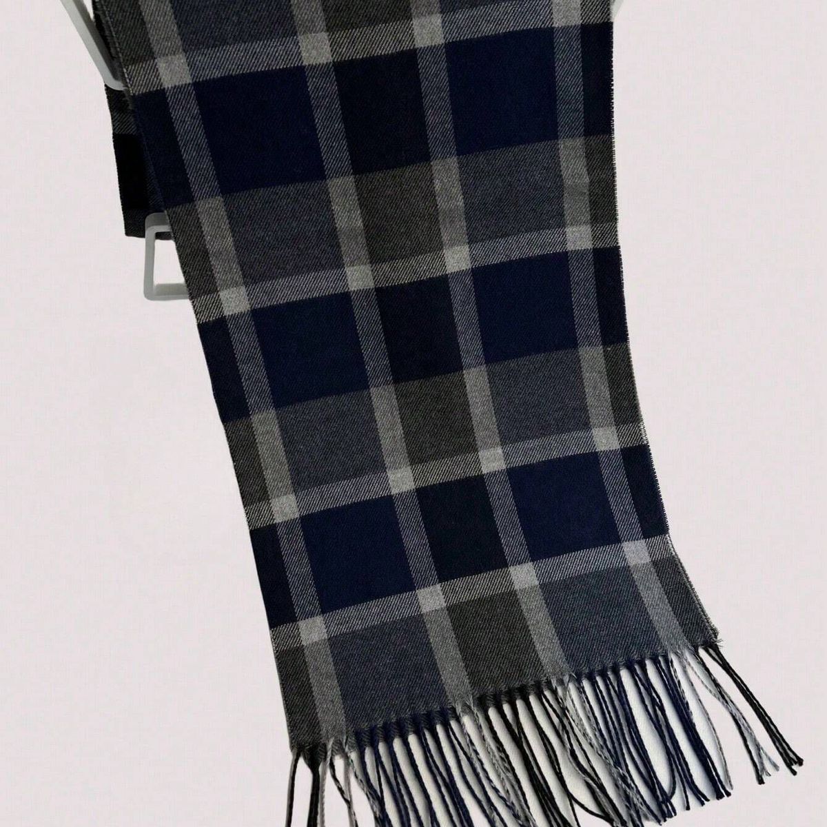 KAST PE - Bufanda Cuadros Windsor chalina hombre - Azul Unisex