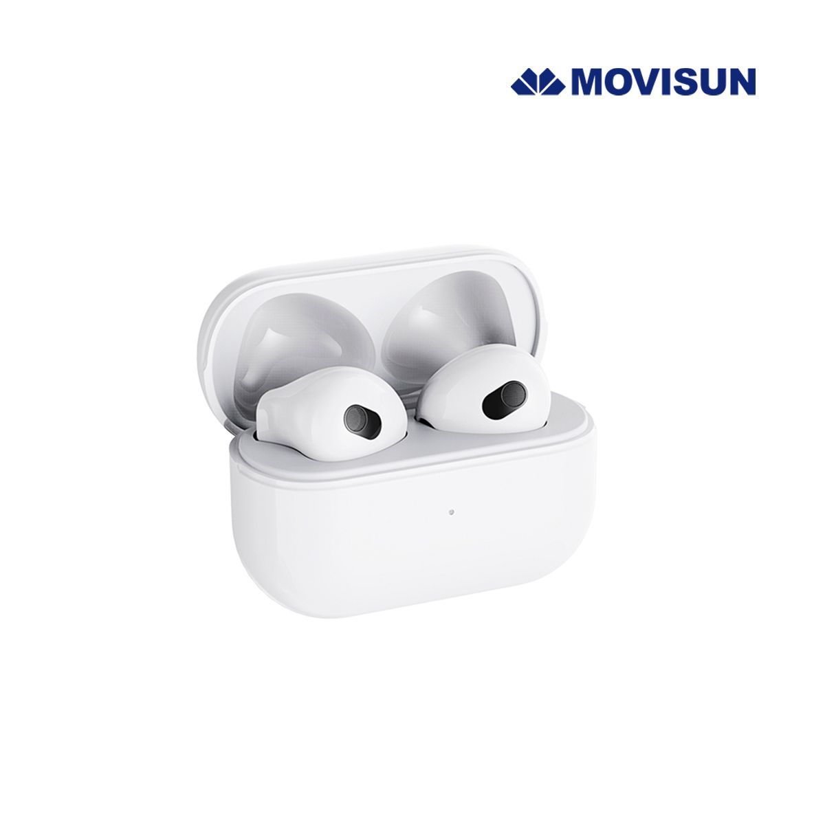 MOVISUN - Audífono Bluetooth MOVISUN T-11 Blanco