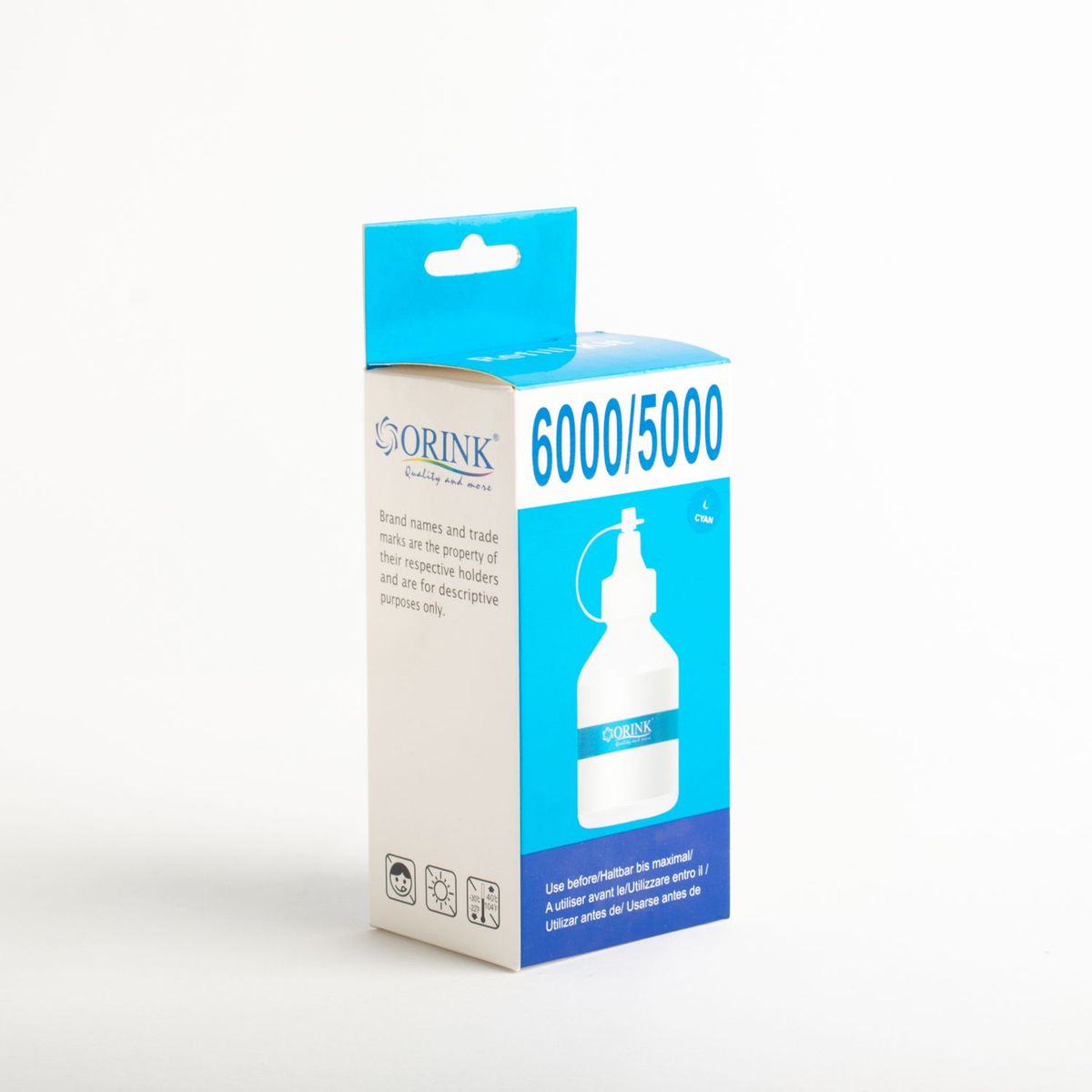 GENERICO - Tinta Compatible 6000 5000 Cyan 50 ml