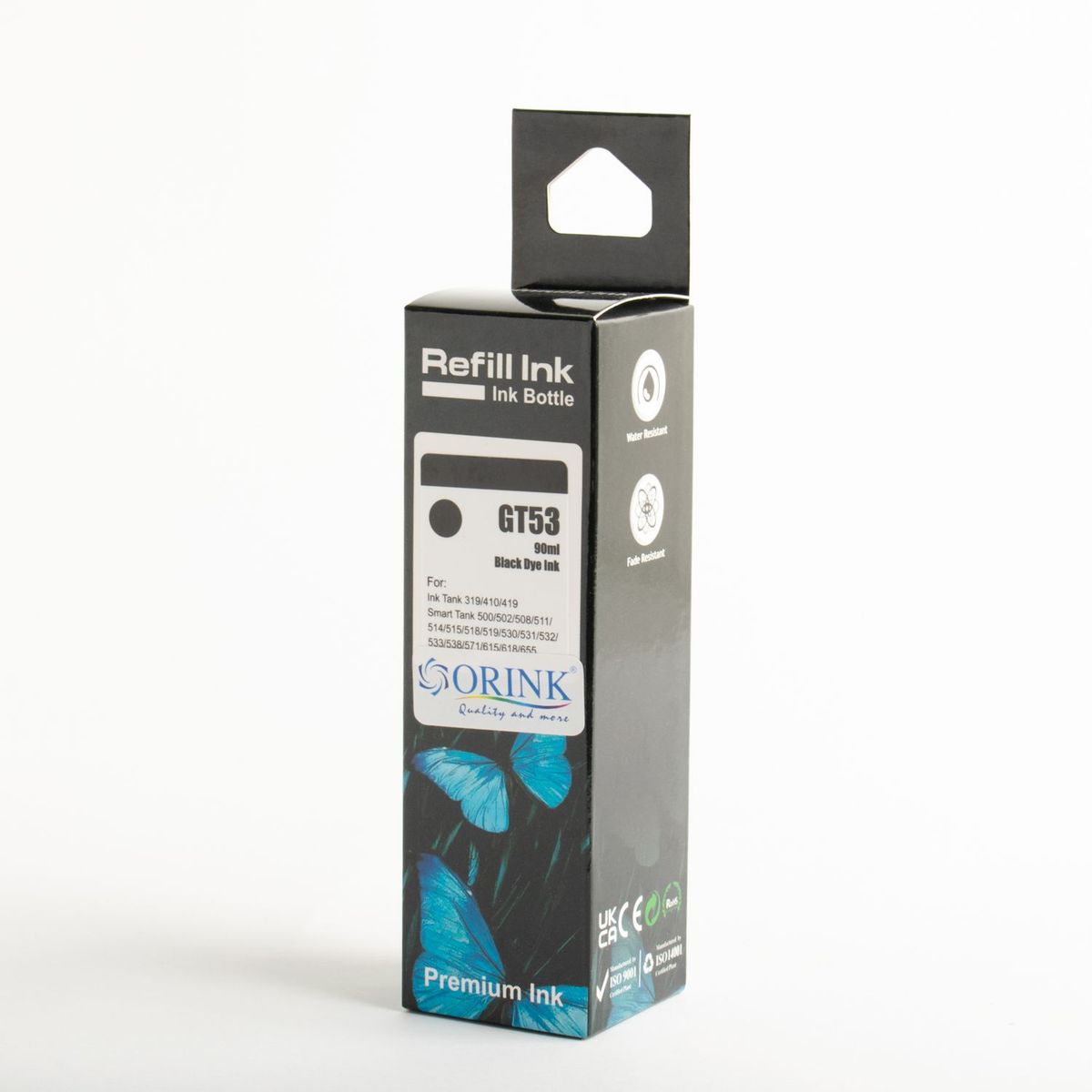 GENERICO - Tinta Compatible GT53 Black 90 ml