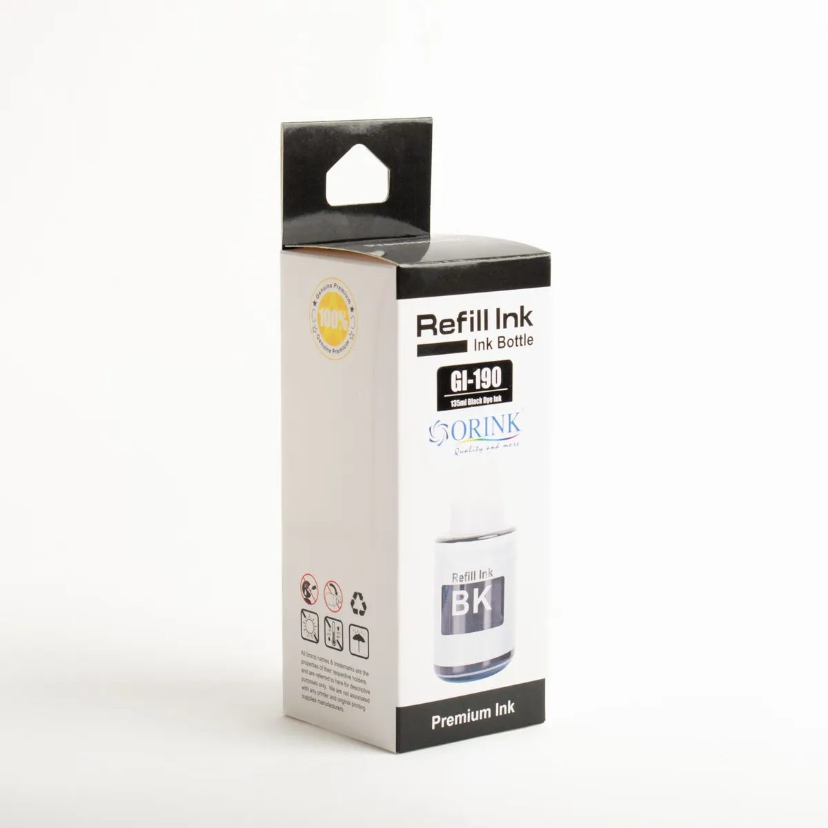 GENERICO - Tinta Compatible GI-190 Black 135 ml