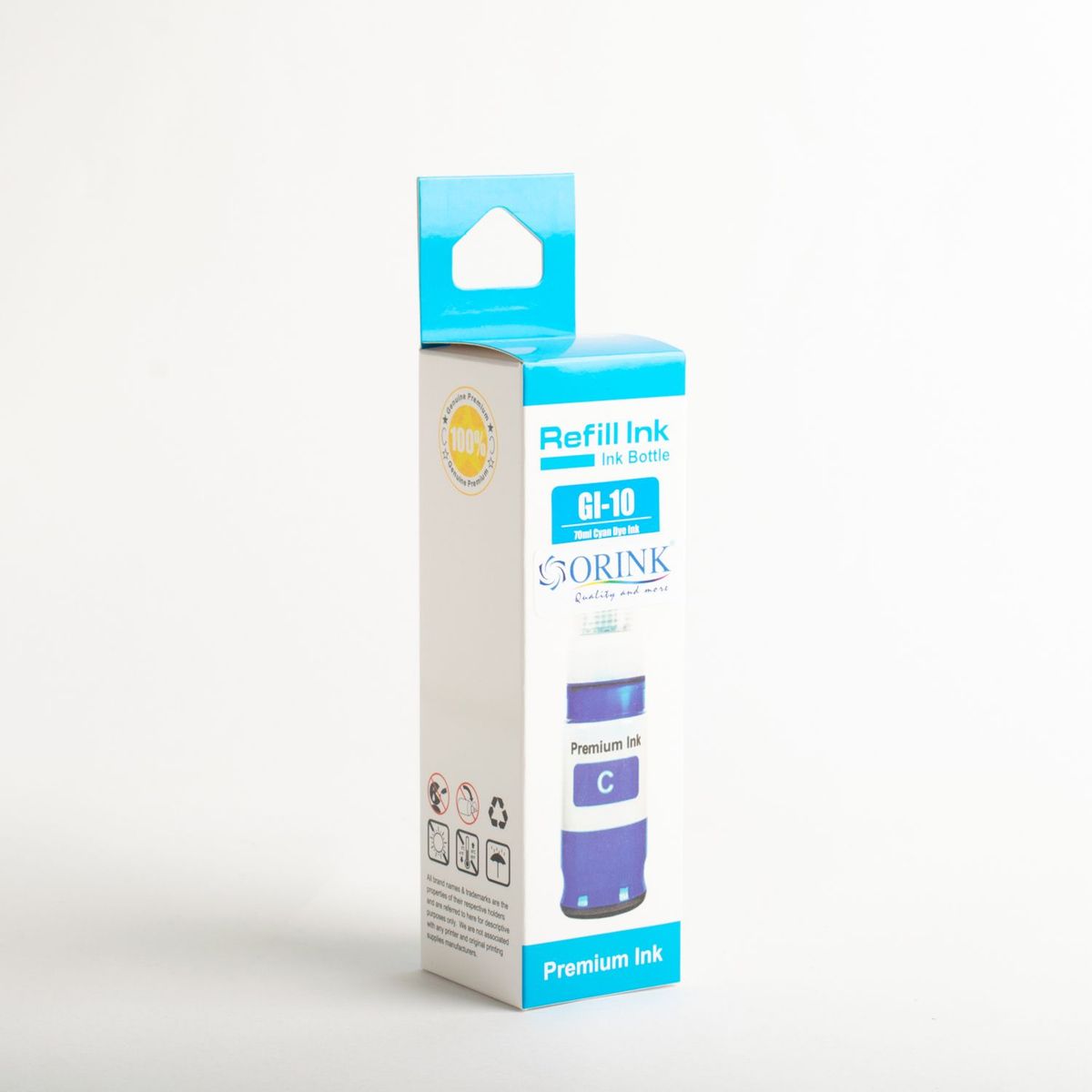 GENERICO - Tinta Compatible GI10 Cyan 70 ml