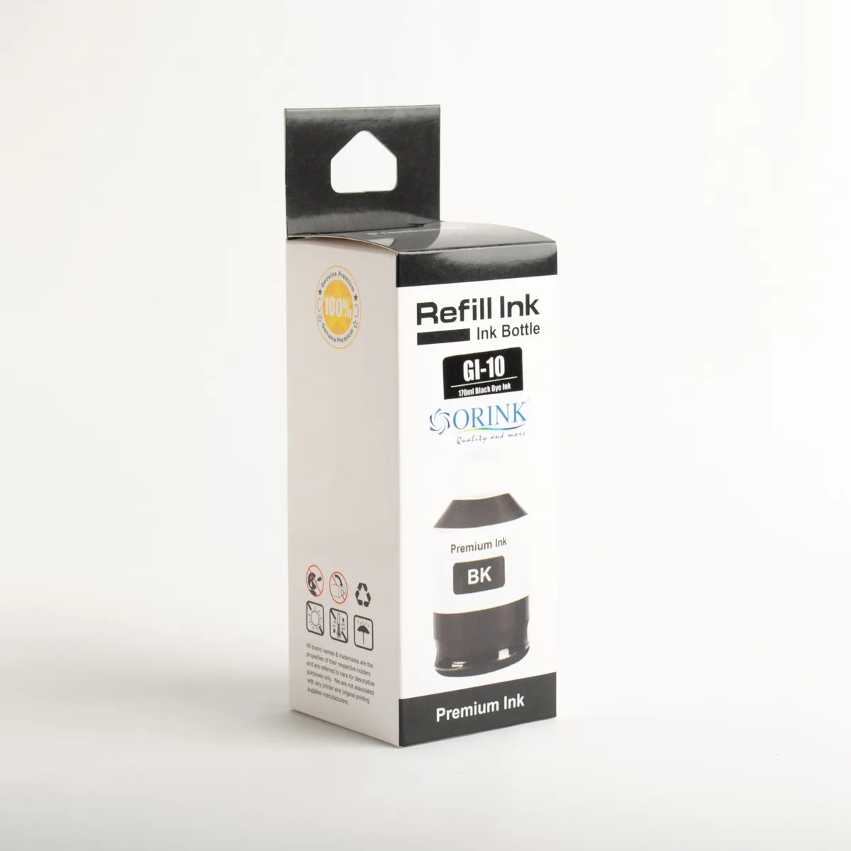 GENERICO - Tinta Compatible GI10 Black 170 ml