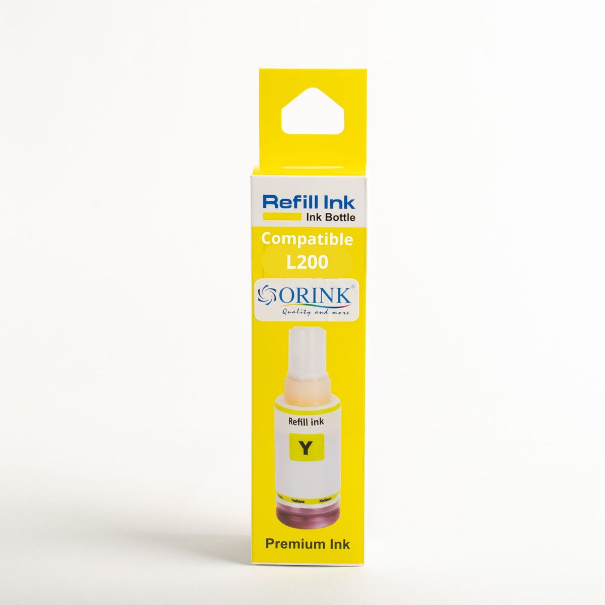 GENERICO - Tinta Compatible ORINK para serie L200 o 664 Yellow 70 ml