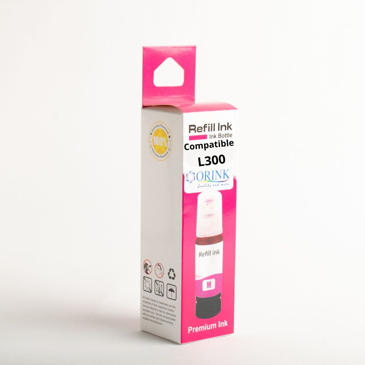 GENERICO - Tinta Compatible ORINK para la serie L300 o 544 Magenta 70 ml