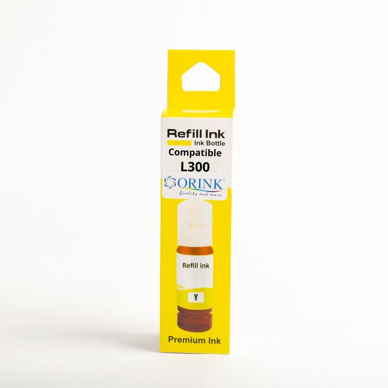 GENERICO - Tinta Compatible ORINK para la serie L300 o 544 Yellow 70 ml