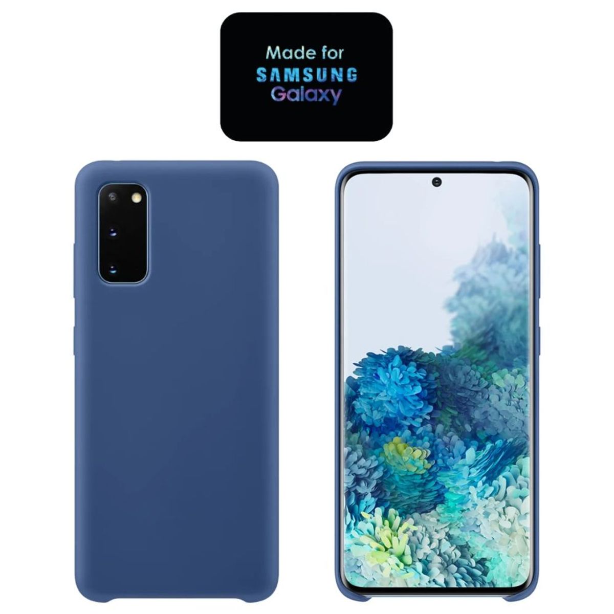 GENERICO - Silicone Case Samsung S20 Con Marca