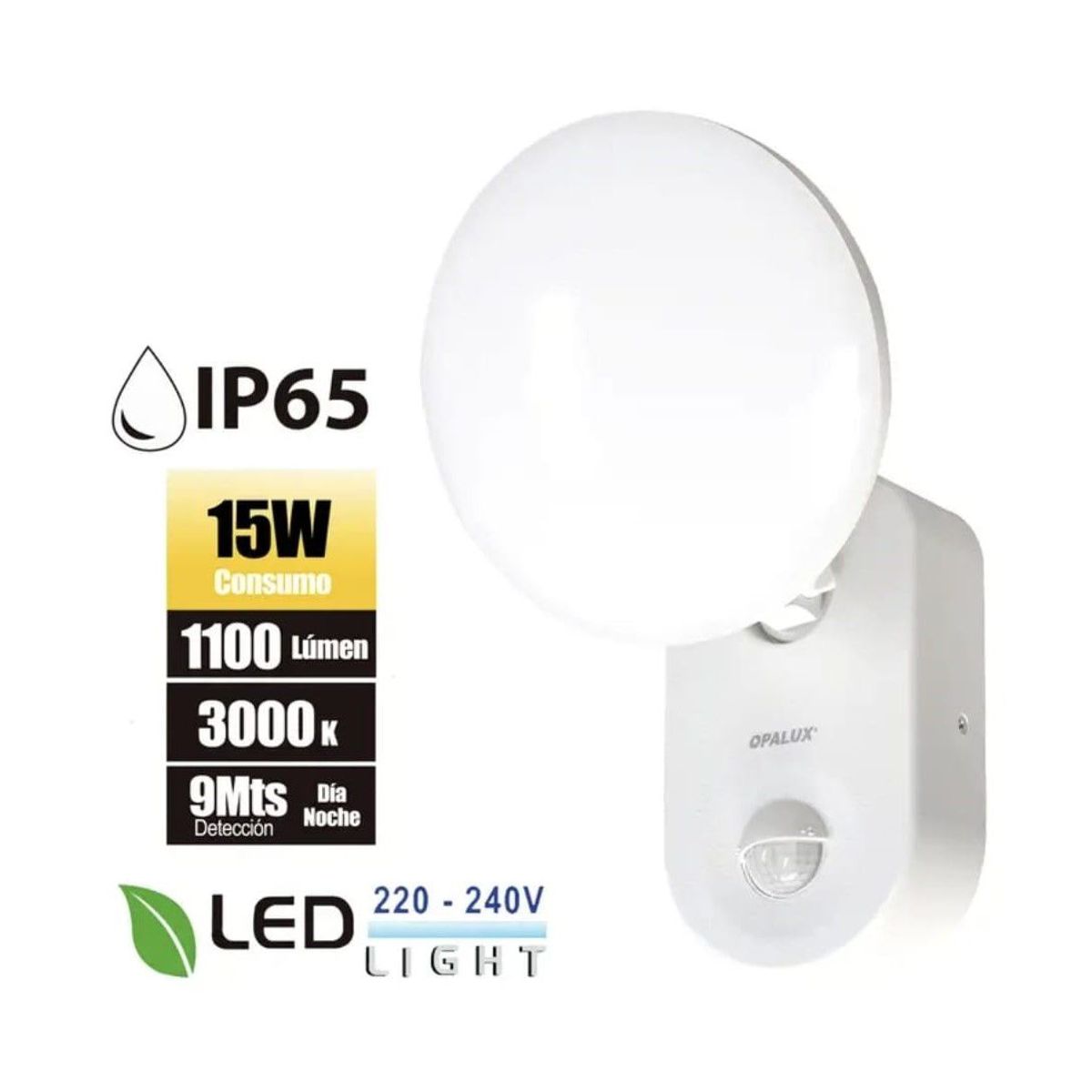 OPALUX - Aplique Led Para Pared Interior y Exterior ST-94 OPALUX