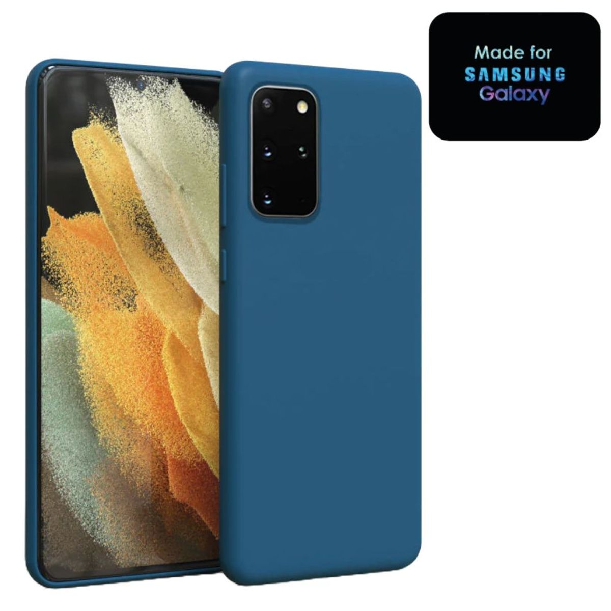 GENERICO - Silicone Case Samsung S20 Plus Con Marca