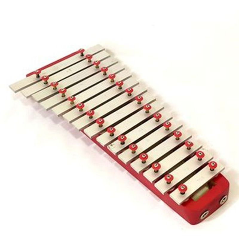 GENERICO - Instrumento Musical xilófono de 15 notas Rojo