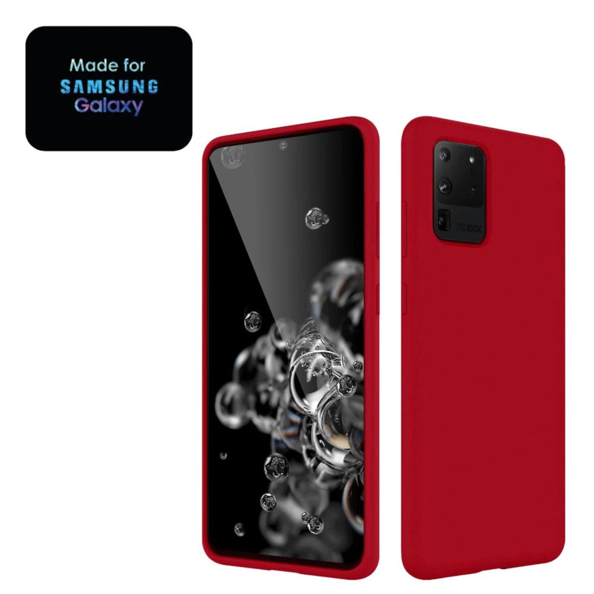 GENERICO - Silicone Case Samsung S20 Ultra Con Marca