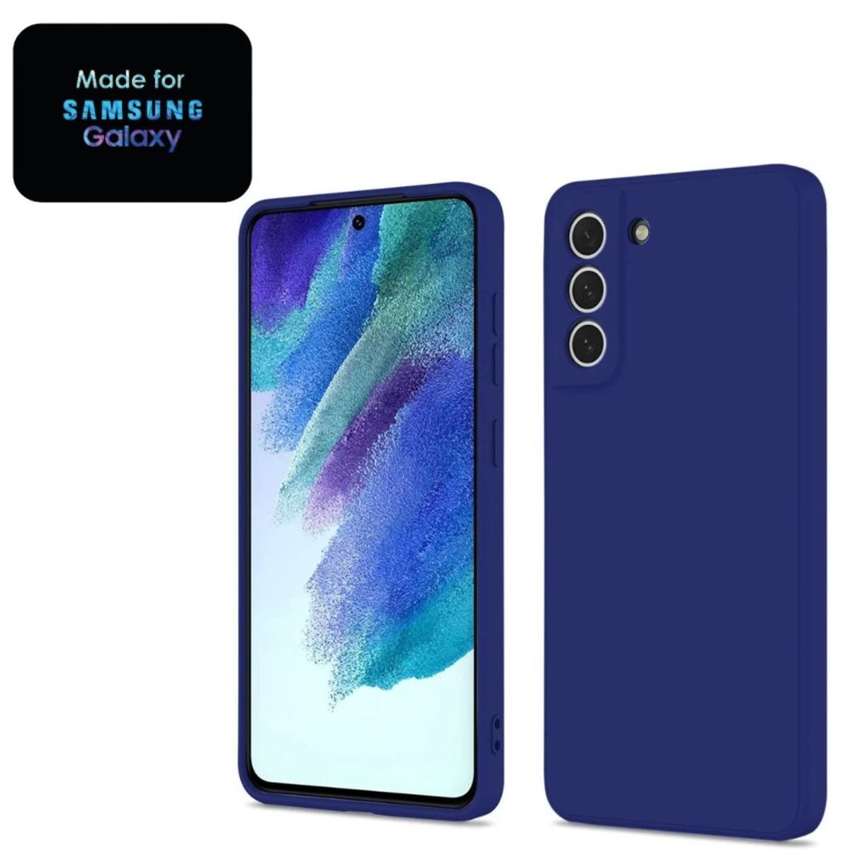 GENERICO - Silicone Case Samsung S21 FE Con Marca