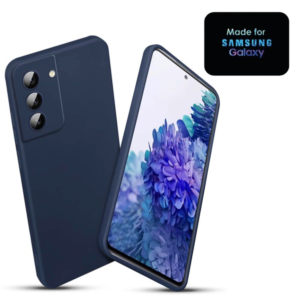 GENERICO - Silicone Case Samsung S21 FE Con Marca