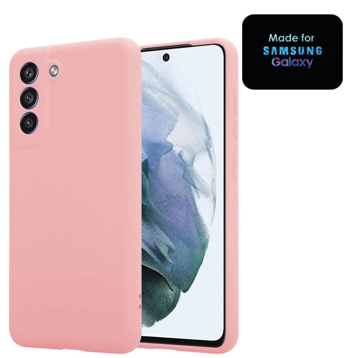 GENERICO - Silicone Case Samsung S21 FE Con Marca