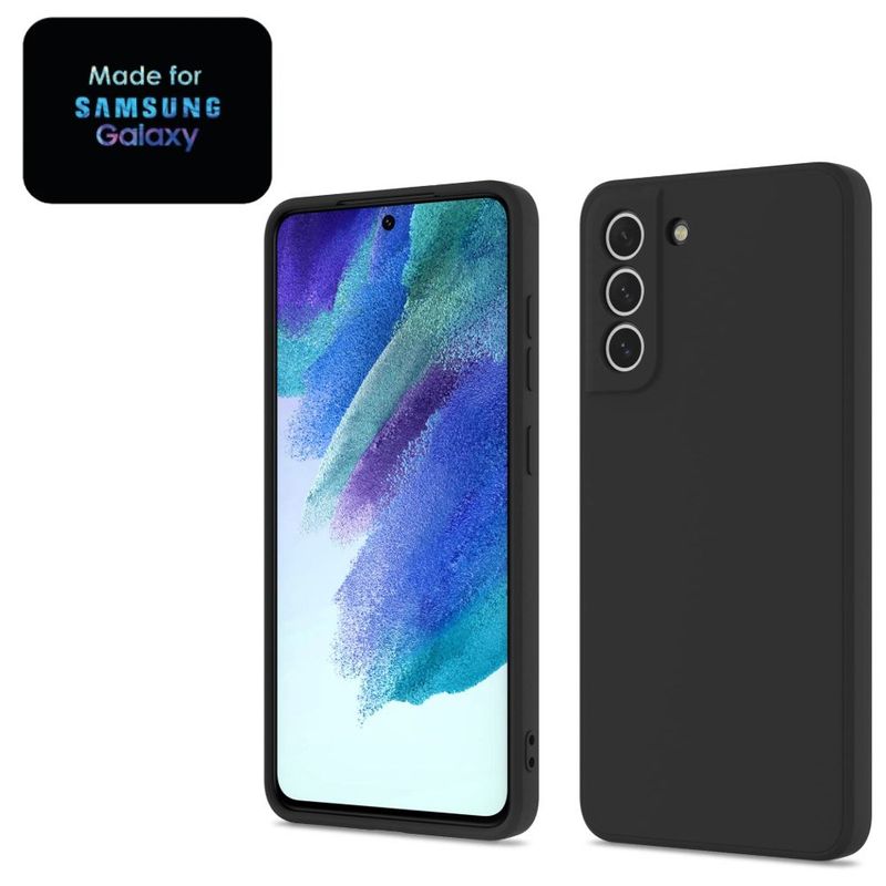 GENERICO - Silicone Case Samsung S21 FE Con Marca