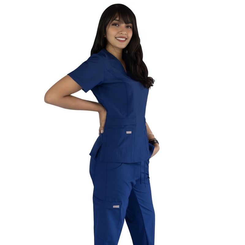 TWELVE - Twelve - conjunto scrub Chloe - azul acero